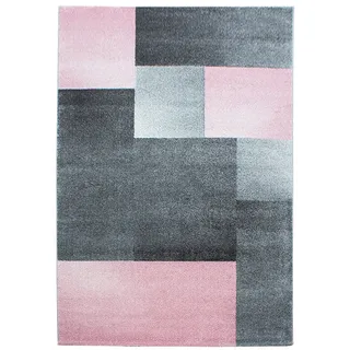 Ayyildiz Kurzflorteppich Lucca 1810 Pink 80 cm x 150 cm