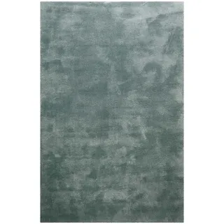Homie Living Pisa Hochflorteppich 130 x 190 cm Grau/Grün