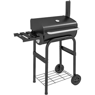 Outsunny Holzkohlegrill schwarz