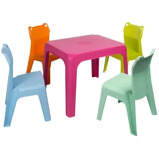 Garbar Jan Frog 1 Kindersitzgruppe Tisch Mit Stühlen - Multicolour - One Size