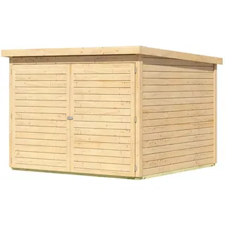 Karibu Fahrradgarage 4 Fahrradbox 212,5x216,5x167 cm Braun