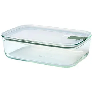 Mepal Frischhaltedose , Transparent , Kunststoff, Glas , 1,5 l , rechteckig , 23.8x16.7x7 cm , lebensmittelecht, auslaufsicher, mikrowellengeeignet, stapelbar, Deckel mit Sichtfenster , Küchenzubehör, Vorratsbehälter, Frischhaltedosen
