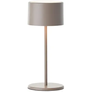 BRILLIANT LED-Akku-Tischleuchte Helio, 2 W, 210 lm, 3000 K, IP20, Metall, taupe