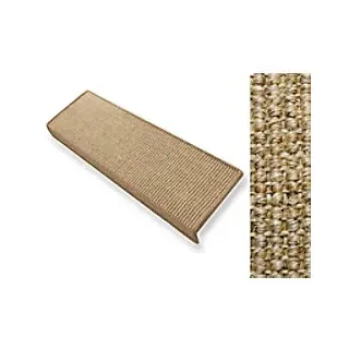 Floordirekt Step Stufenmatte Sylt Sisal Kork-Braun 235 x 650 mm Rechteckig