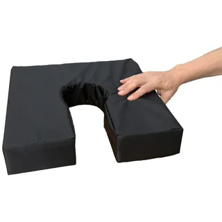 Gar Medical Hufeisenförmiges, wasserdichtes Anti-Dekubitus-Kissen mit HR Comfort Anatomischem Schaumstoff – Hämorrhoiden- und Steißbeinkissen, orthopädisches Kissen