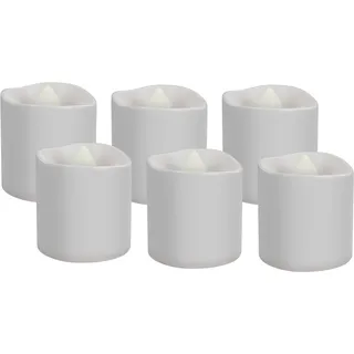 goobay LED Teelichter 6 St. weiß