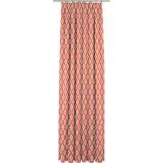 Vorhang ADAM "Maroccan Shiraz Light" Gr. 2, orange, B:145cm H:175cm, Jacquard, Baumwolle (Bio-Baumwolle), Gardinen, Vorhang, aus 100% Bio-Baumwolle