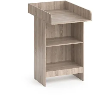 Vicco Wickelkommode Leo Sonoma 60 x 103 cm , Holzwerkstoff , 2 Fächer , Rechteckig , 60x103x88 cm , Babymöbel & Kindermöbel, Babyzimmer, Wickelkommoden & Zubehör, Wickelkommoden