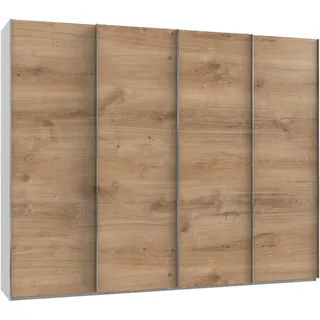 WIMEX Schwebetürenschrank Level 300 x 236 x 65 cm Weiß/Eiche