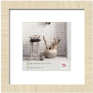 walther design Walther Holzrahmen HO330W Home 30x30cm cremeweiß