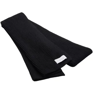 Diana Studio - Schwarzer Schal, Unisex, Kaschmir und extrafeines Merino, einfarbig, hergestellt in Italien