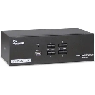 Inter-Tech AS-42HA Kvm-switch - Black