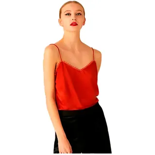 & Me Morgan ärmellose Bluse - Orange - 42