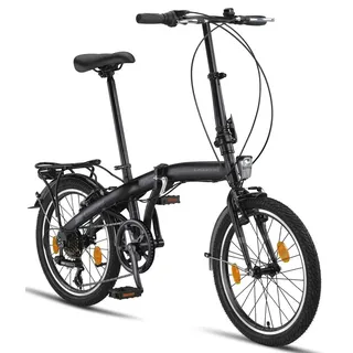Licorne Bike Conseres Premium Klapprad 20 Zoll Fahrrad für Herren, Damen 6 Gang Schaltung