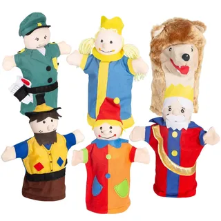 roba Kasperlefiguren Handpuppenset 6-teilig (bunt)