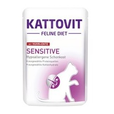 KATTOVIT Feline Diet Sensitive 24x85g Huhn & Ente
