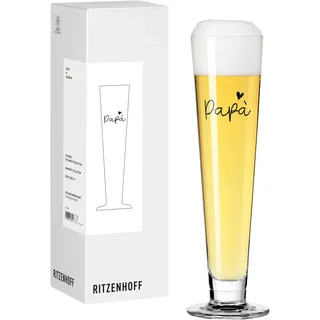 RITZENHOFF 8172008 Bierglas 385 ml – Sprüche – das perfekte Geschenk für den besten Papa – Made in Germany