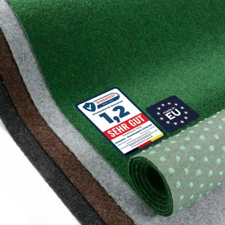 Primaflor Rasenteppich | Grün, 2,00m x 1,00m | Comfort | UV-stabil & schnelltrocknend | Mit Noppen | Kunstrasen-Teppich für Balkon, Terrasse & Poolbereich | Outdoor Bodenbelag | Balkonteppich