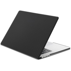 Hama Hülle für MacBook Air M2 2022 13 Zoll (ultradünne Schutzhülle, Macbook Zubehör, Schutz, Case, Cover gegen Kratzer und Schmutz, Hartschale, Komplettschutz) Carbon
