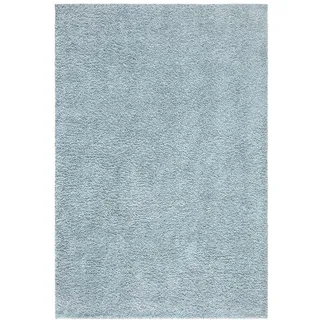 Carpet City City Shaggy Hochflorteppich 120 x 170 cm Blau/Türkis