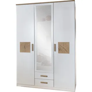 WIMEX Drehtürenschrank Kärnten 135 x 198 x 58 cm Weiß