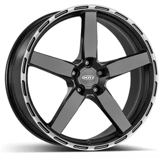 DOTZ MarinaBay dark gunmetal polished lip 8.5Jx18 5x120 ET35