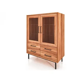 byoak Sideboard Leon Kernbuche , Holz , Echtholz,Buche , 97x125x45 cm , Kleinmöbel, Kommoden, Highboards