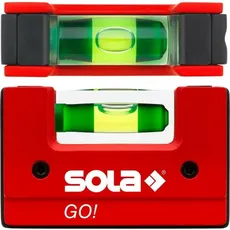 MGA, Wasserwaage, Sola GO! - Mini-Wasserwaage aus glasfaserverstärktem Kunststoff - Sola Wasserwaage klein für Elektri (2 cm)