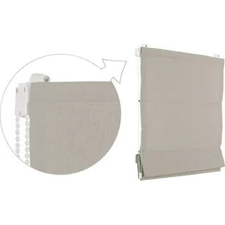 Raffrollo Faltrollo 120x175 cm Sand Jalousie Premium - Beige