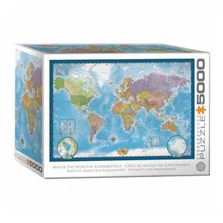 Eurographics Puzzle - Weltkarte, 5000 Teile,