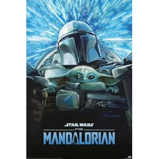 Star Wars - The Mandalorian - Lightspeed - Poster Plakat Größe 61x91,5cm