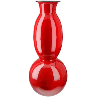 Gilde Vase Neo rot H.49 cm rot