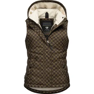 Ragwear Steppweste »Steppweste Hesty Print«, braun