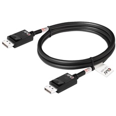 Bild von DisplayPort 2.1 Bi-Direktionales VESA DP80 zertifiziertes Kabel 4K120Hz, 8K60Hz oder 10K30Hz St/St 1,2m