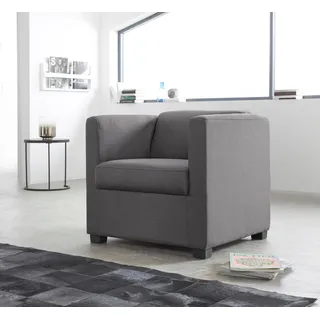 Sessel HOME AFFAIRE "Bob Cocktailsessel, Clubsessel, Loungesessel", schwarz (pepper), B:72cm H:68cm T:75cm, Luxus-Microfaser (92% Polyester, 8% Nylon) );Struktur fein ( 100% Polyester);Struktur in Chenille-Optik (30% Polyester, 70% Polyacryl);Chenillestruktur (40% Polyester, 60% Polyacryl), Sessel, Sessel, in verschiedenen modernen Farben und Qualitäten