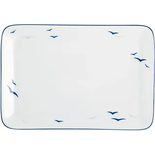 Königlich Tettau WORPSWEDE Rügen 4164 Rahmtablett eckig 20,5 x 12,5 cm