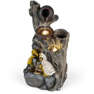 FANTASK Gartenbrunnen Brunnen, Zierbrunnen, 30 x 27 x 57 cm