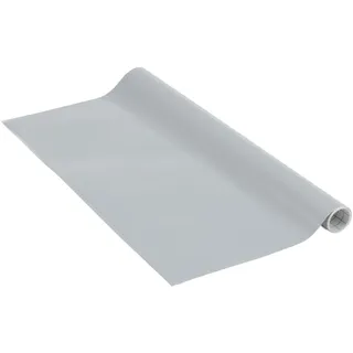 Venilia Klebefolie Greenline | Silber Grau Grey | 67,5cm x 2m, Stärke 95μ | selbstklebende Möbel-Folie, Dekofolie, Tapete, Küchenfolie | aus 100% recyceltem Plastik - ohne Phthalate | Made in EU