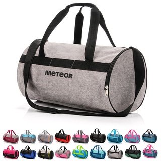 Meteor Sporttasche Kinder 25L runde Tasche Gym Tasche Herren schwimmtasche Reisetasche Urlaubstasche klein Fitnesstasche Kindertaschen Schule-Taschen turntasche Jungen