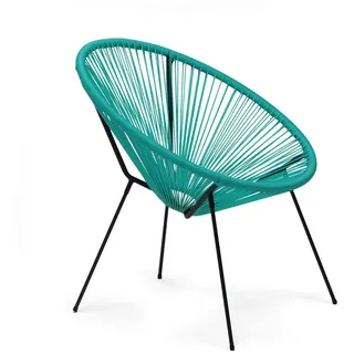 Rebecca Mobili Mobili Rebecca Gartensessel 70 x 80 x 76 cm türkis 1 St.