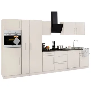 WIHO KÜCHEN Küchenzeile Cali 360 cm beige