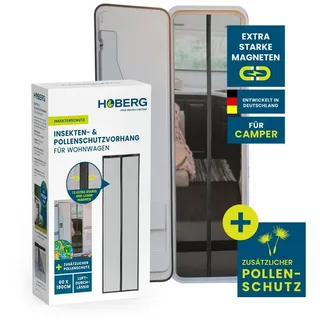 Hoberg Insektenschutzgitter 60 x 180 cm Schwarz