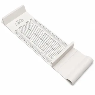 Medarchitect Messmatte für Baby Infantometer Höhenlineal, Kleinkind Baby Wachstumslineal Hautfreundlich Waschbar Infantometer Messlatte Babies, Kleinkinder, Genaue Messung – Weiß
