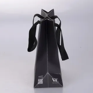 24 Geschenktüten aus Papier, Griffe aus Stoff, 16 x 8 x 19 cm, Bigismore