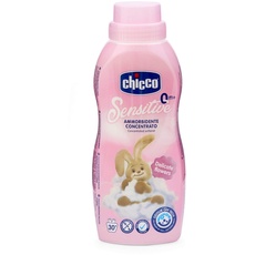 Chicco Sensitive Weichspüler-Konzentrat, für alle Kleidungsstücke, hypoallergen, ohne Farbstoffe, 0+ Monate, 750 ml
