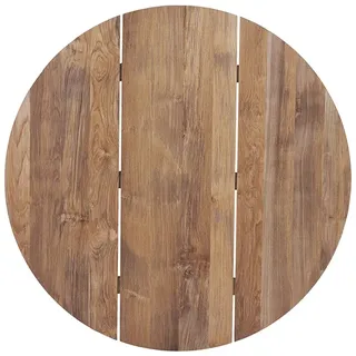 Diamond Garden San Marino recycled Teak Tischplatte 3 Planken Ø120 cm