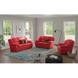 Cotta »Casino« Set, 3 Stk. tlg. Sessel, 2-Sitzer, 2,5-Sitzer, hohe Rückenlehne