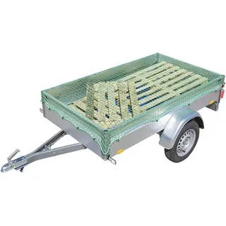 PRO PLUS Anhängernetz 1,5 x 2,7 m Maschenweite 40 x 4 mm Grün