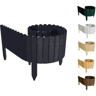 Floranica Beeteinfassung 200 x 20 cm Anthrazit