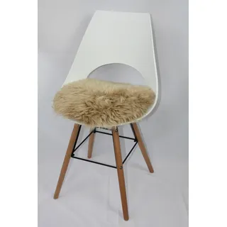 Heitmann-Felle Lamm Stuhlkissen Ø 45 cm Braun